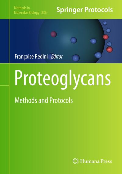 Cover for Fran Oise R Dini · Proteoglycans: Methods and Protocols - Methods in Molecular Biology (Hardcover Book) (2012)