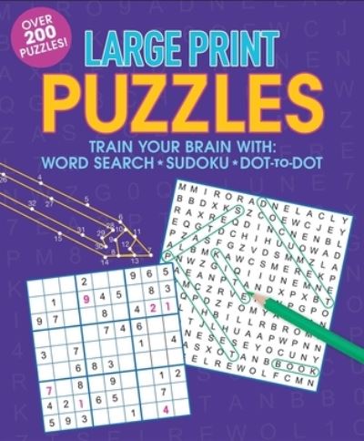 Cover for Editors of Thunder Bay Press · Large Print Puzzles (Book) (2018)