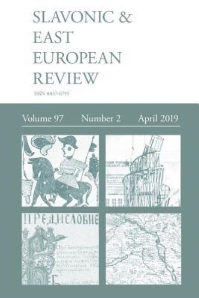 Cover for Martyn Rady · Slavonic &amp; East European Review (97 (Paperback Book) (2019)