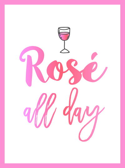 Cover for Summersdale Publishers · Rose All Day: Recipes, Quotes and Statements for Rose Lovers (Gebundenes Buch) (2018)