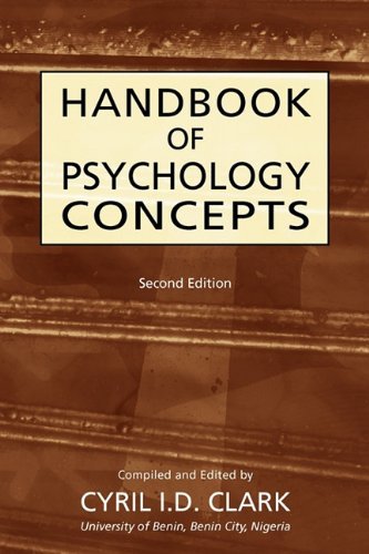 Cover for C I D Clark · Handbookof Psychology Concepts (Paperback Book) (2011)