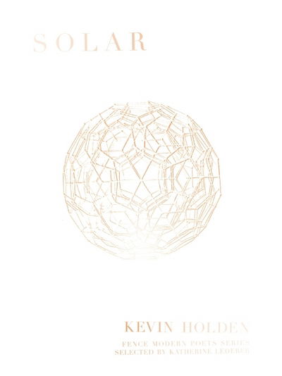 Cover for Kevin Holden · Solar (Book) (2016)