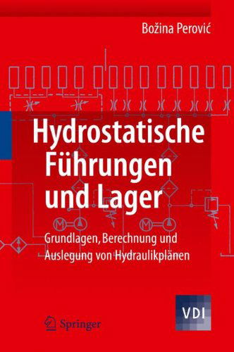Cover for Bozina Perovic · Hydrostatische Fuhrungen Und Lager: Grundlagen, Berechnung Und Auslegung Von Hydraulikplanen - VDI-Buch (Gebundenes Buch) [2012 edition] (2011)