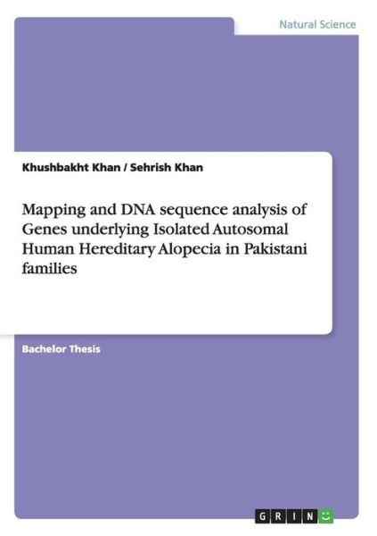 Cover for Khan · Mapping and DNA sequence analysis (Book) (2015)