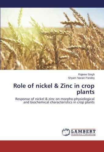 Cover for Shyam Narain Pandey · Role of Nickel &amp; Zinc in Crop Plants: Response of Nickel &amp; Zinc on Morpho-physiological and Biochemical Characteristics in Crop Plants (Paperback Book) (2014)