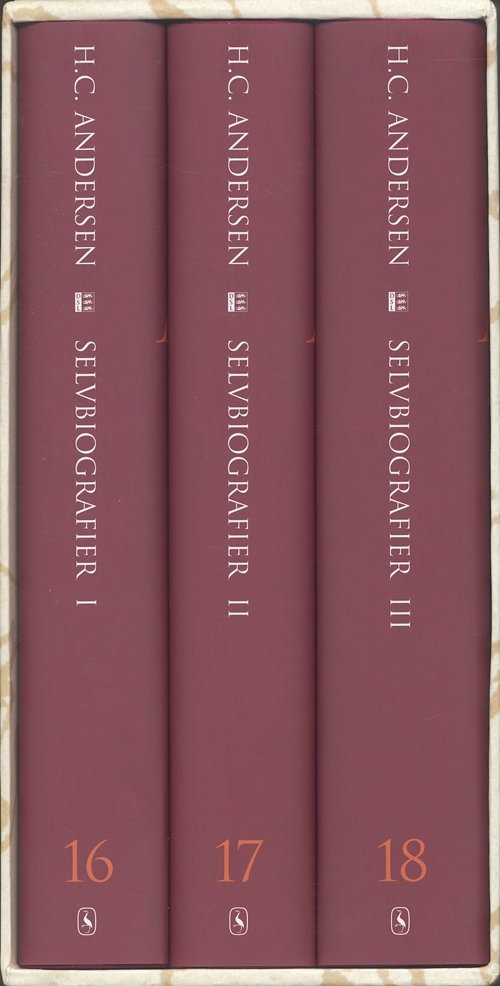 Cover for H.C. Andersen · Andersen: Selvbiografier I-III (Bound Book) [1. Painos] [Indbundet] (2007)