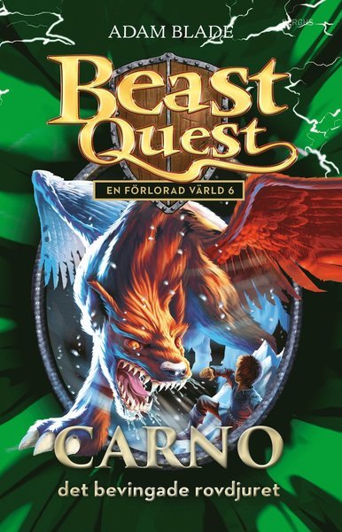 Cover for Adam Blade · Beast Quest: En förlorad värld: Carno - det bevingade rovdjuret (Landkart) (2015)