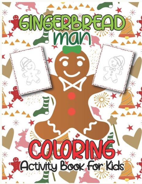 Cover for Sarah's Creation · Gingerbread Man Coloring Activity Book for Kids (Paperback Book) (2020)