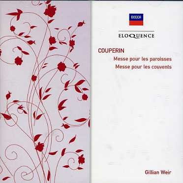 Organ Masses - F. Couperin - Música - ELOQUENCE - 0028944281972 - 30 de junio de 1990