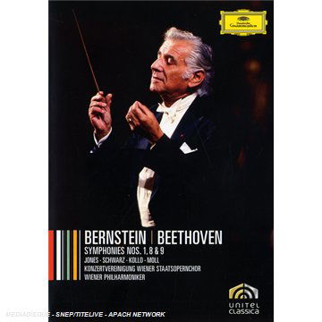 Cover for Leonard Bernstein · Beethoven: Symphonies Nos.1, 8 &amp; 9 (DVD) (2008)