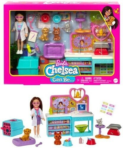 Cover for Mattel · Barbie Chelsea Pop Dierenarts Speelset (Toys) (2022)