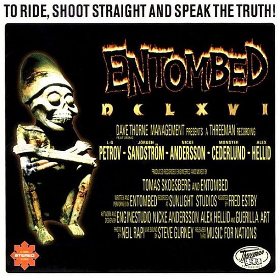 Cover for Entombed · To Ride, Shoot Straight And Speak The Truth (GOLD) (LP) (2022)