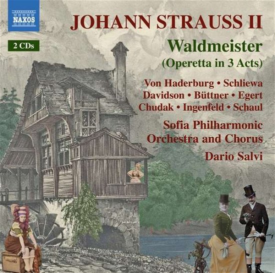 Waldmeister - Johann -Jr- Strauss - Musiikki - NAXOS - 0730099048972 - perjantai 10. syyskuuta 2021