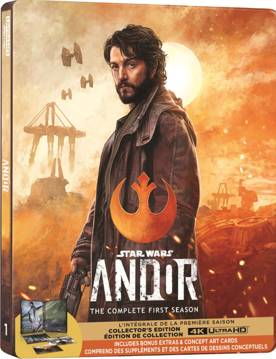 Cover for 4k Ultra Hd · Star Wars: Andor - the Complete First Season (4K Ultra HD/BD) (2024)