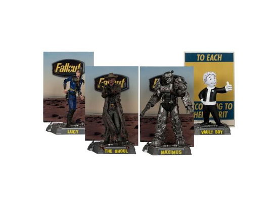 Cover for Bandai UK Ltd · Fallout Movie Maniacs PVC Statuen 4er-Pack Lucy, M (Legetøj) (2024)