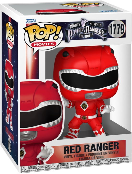 Cover for Pop Movies Mighty Morphin Power Rangers · Pop Mighty Morphin Power Rangers Movie Red Ranger (Funko POP!) (2025)