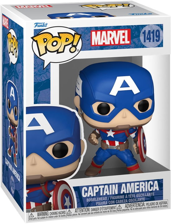 Pop Marvel New Classics Captain America - Pop Marvel - Gadżety - Funko - 0889698824972 - 7 sierpnia 2024