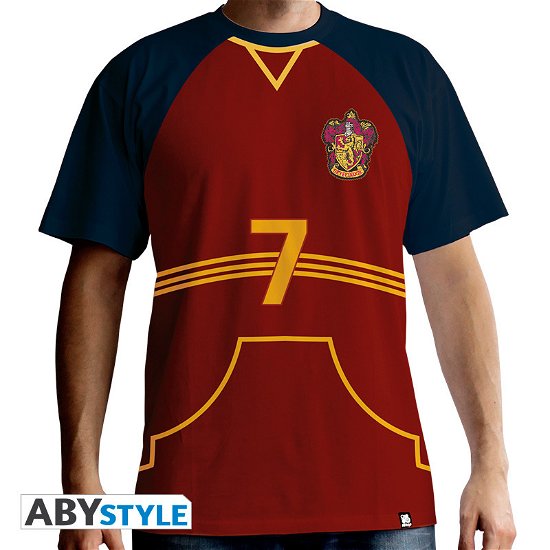 Cover for Abystyle · Harry Potter - Tshirt Quidditch Jersey Man Ss Red (Legetøj) (2019)
