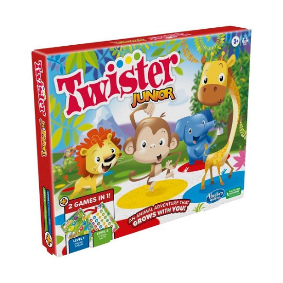 Cover for Hasbro Gaming · Twister Junior 2 Games In 1 (f7478) (Leksaker)