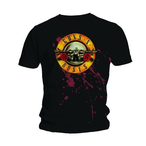 Cover for Guns N Roses · Guns N' Roses Unisex T-Shirt: Bullet (T-shirt) [size S] [Black - Unisex edition] (2015)
