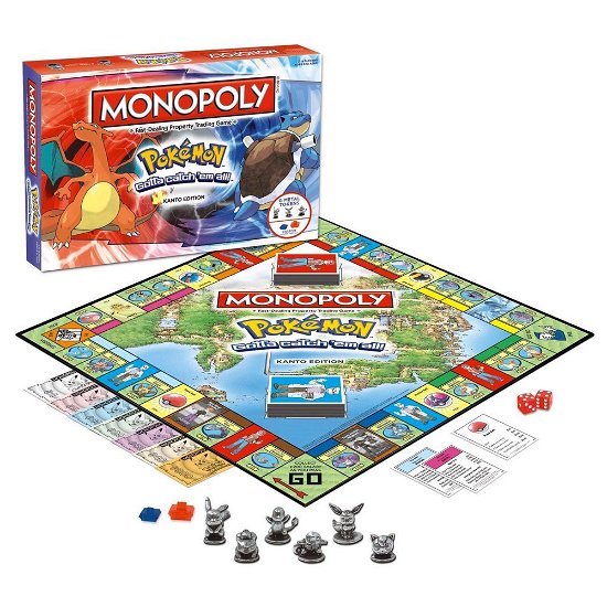Monopoly Pokemon - Monopoly Pokemon - Board game - Winning Moves UK Ltd - 5036905022972 - December 2, 2016