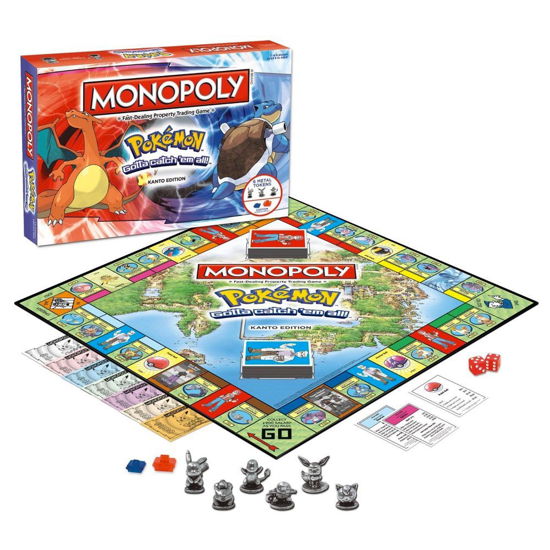 Monopoly Pokemon - Monopoly Pokemon - Brætspil - Winning Moves UK Ltd - 5036905022972 - 2. december 2016