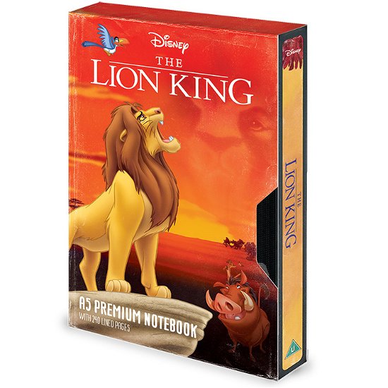 Cover for The Lion King · The Lion King Vhs (A5 Premium Notebook) (MERCH) (2020)
