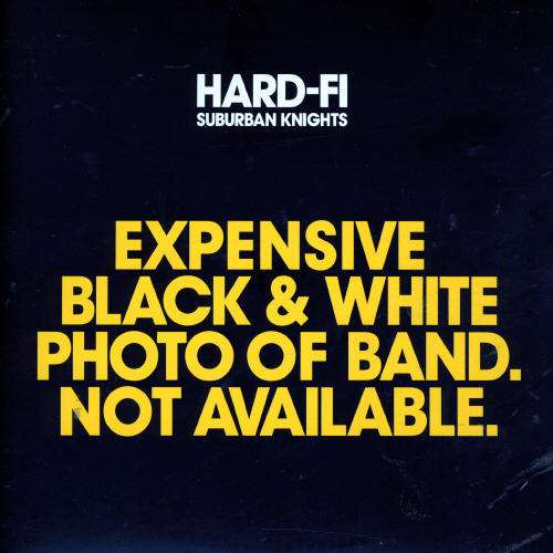 Cover for Hard-fi · Suburban Knights #1 (7&quot;) (2007)