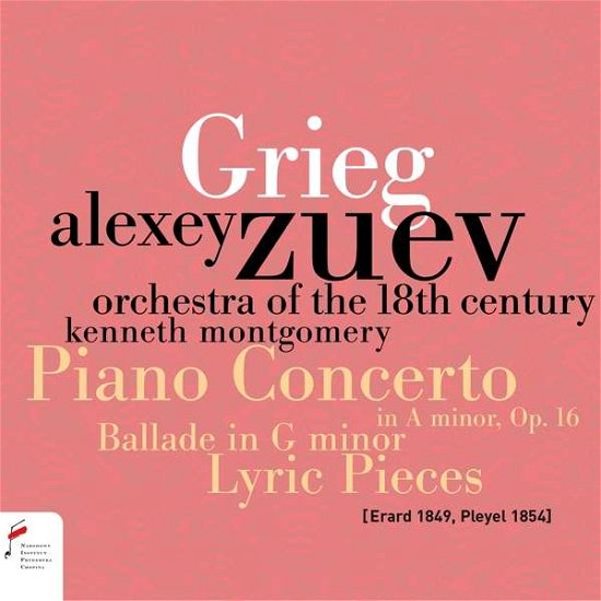 Cover for Alexey Zuev · Grieg: Piano Concerto In A Minor. Op. 16 / Ballade In G Mino (CD) [Digipak] (2017)