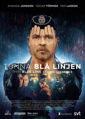 Cover for Tunna Blå Linjen - Thin Blue Line S3 (DVD) (2024)