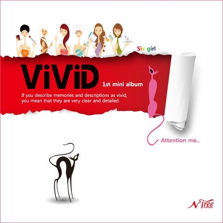 Cover for Vivid · Attention Me (1st Mini Album) (CD) (2016)