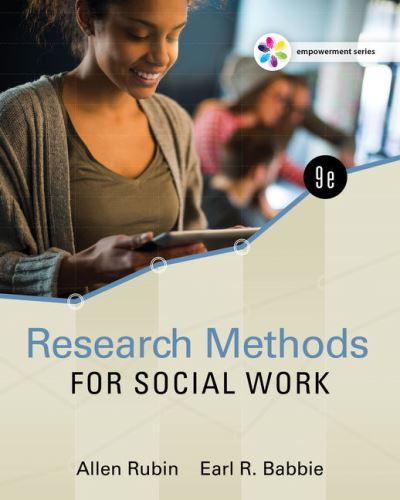 Cover for Babbie, Earl (Chapman University, Berkeley) · Empowerment Series: Research Methods for Social Work (Paperback Book) (2021)