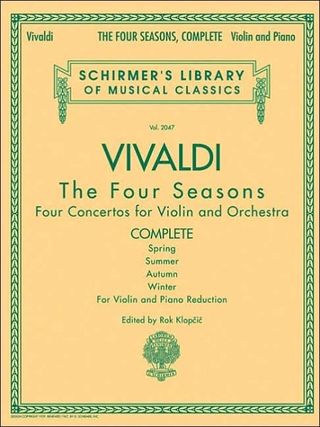 Cover for Antonio Vivaldi · The Four Seasons - Complete Edition (Book) (2004)