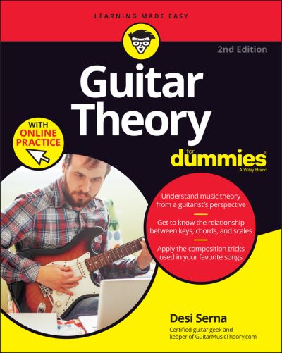 Cover for Desi Serna · Guitar Theory For Dummies with Online Practice (Paperback Book) (2021)