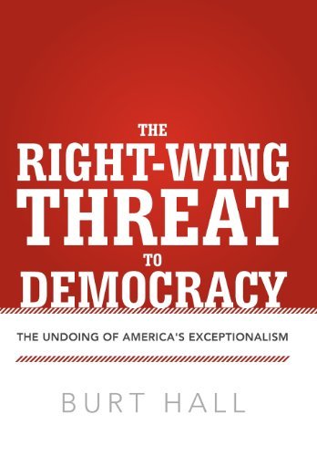 Cover for Burt Hall · The Right-wing Threat to Democracy: the Undoing of America's Exceptionalism (Inbunden Bok) (2012)