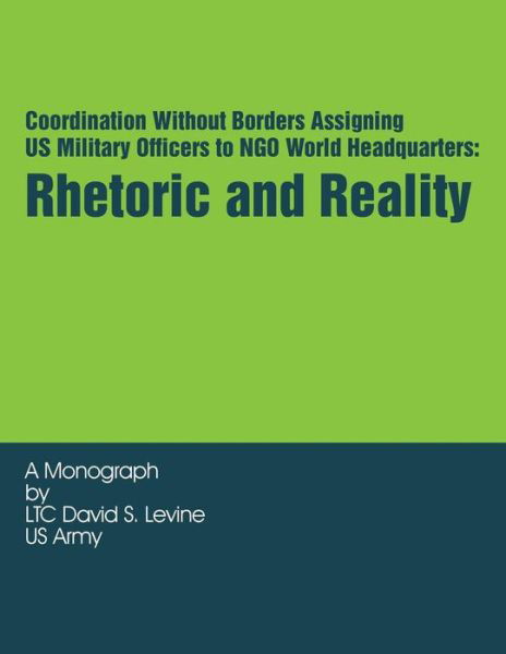 Cover for Ltc David S Levine · Coordination Without Borders (Paperback Bog) (2012)