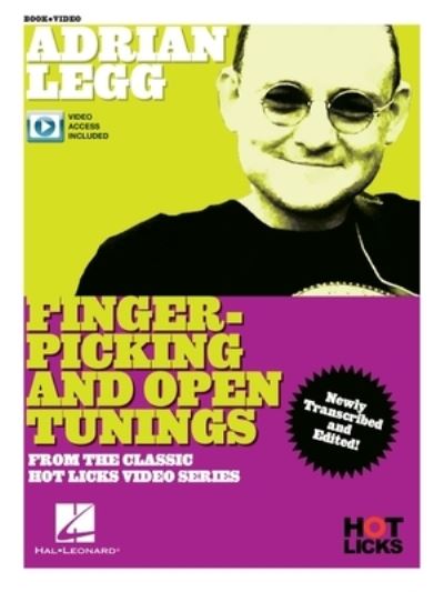 Cover for Adrian Legg · Adrian Legg - Fingerpicking and Open Tunings Instructional Book with Online Video Lessons (Paperback Book) (2021)