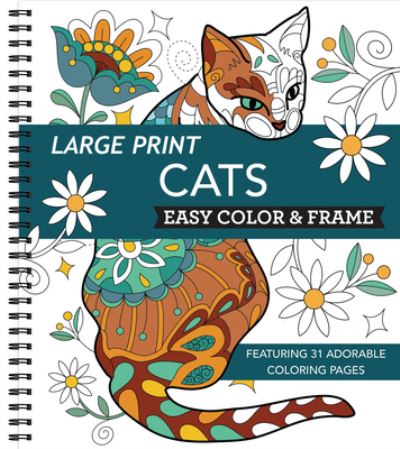 Cover for New Seasons · Large Print Easy Color and Frame - Cats (Adult Coloring Book) (Bok) (2023)