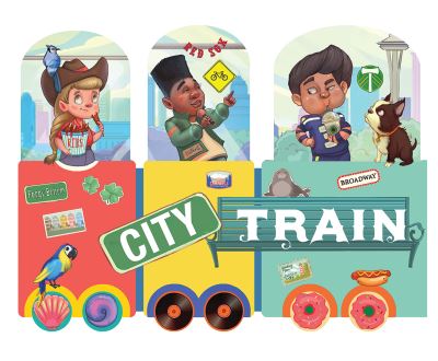 Cover for Stephanie Campisi · City Train: An Activity Board Book - On-Track Learning (Kartonbuch) (2024)