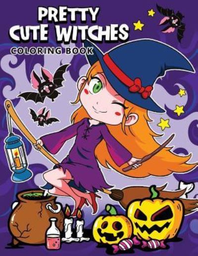 Pretty Cute Witches Coloring Book - Kodomo Publishing - Książki - Independently Published - 9781728680972 - 11 października 2018