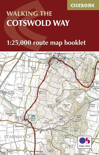 The Cotswold Way Map Booklet: 1:25,000 OS Route Mapping - Kev Reynolds - Boeken - Cicerone Press - 9781852848972 - 22 mei 2023