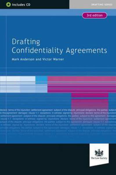 Cover for Mark Anderson · Drafting Confidentiality Agreements (Bog) [3 Revised edition] (2014)