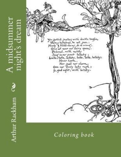 Cover for Arthur Rackham · A Midsummer Night's Dream (Paperback Bog) (2017)