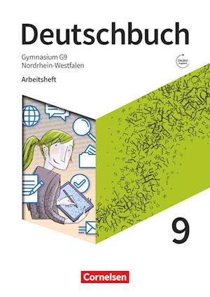 Cover for Christoph Fischer · Deutschbuch Gymnasium 9. Schuljahr - Nordrhein-Westfalen - Arbeitsheft mit Lösungen (Taschenbuch) (2022)