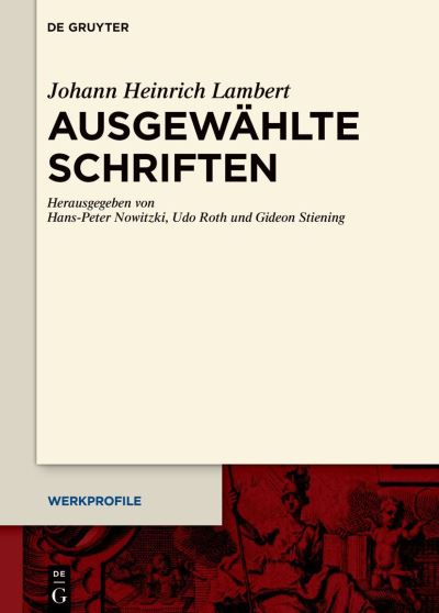 Cover for Hans-Peter Nowitzki · Ausgewahlte Schriften (Hardcover Book) (2024)