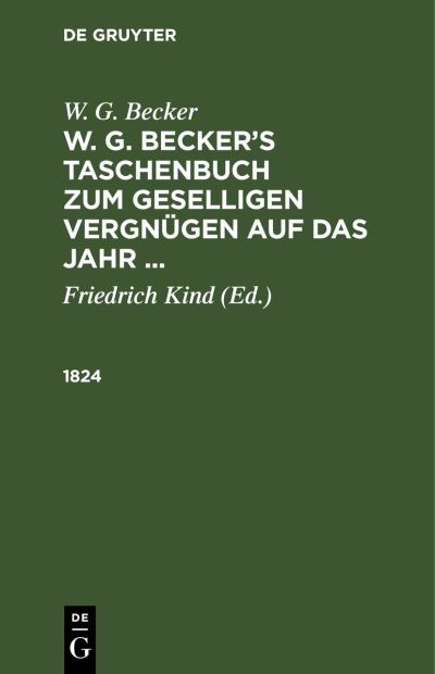 Cover for Friedrich Kind · 1824 (Book) (1901)