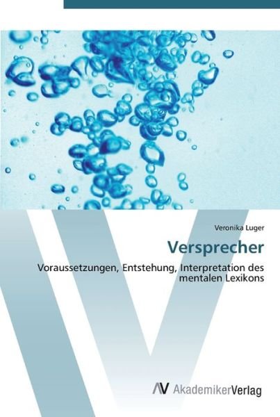 Cover for Luger · Versprecher (Book) (2012)