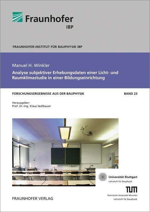 Cover for Winkler · Analyse subjektiver Erhebungsda (Bok)