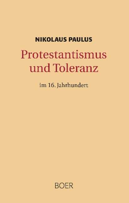 Cover for Paulus · Protestantismus und Toleranz (Book)