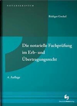 Cover for Gockel · Die notarielle Fachprüfung im Er (Bog)